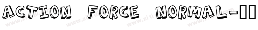 Action Force Normal字体转换